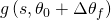  g\left ( s,\theta_{0}+\Delta\theta_{f} \right ) 